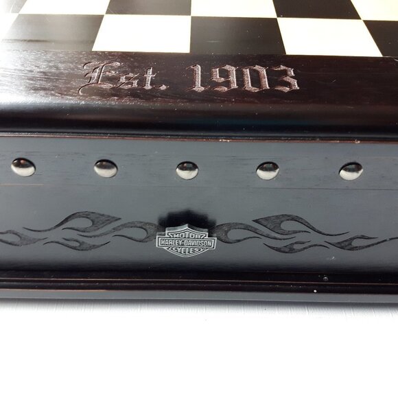 VINTAGE Harley Davidson Chess Board - Picture 2 of 8